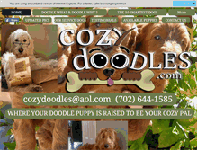 Tablet Screenshot of cozydoodles.com